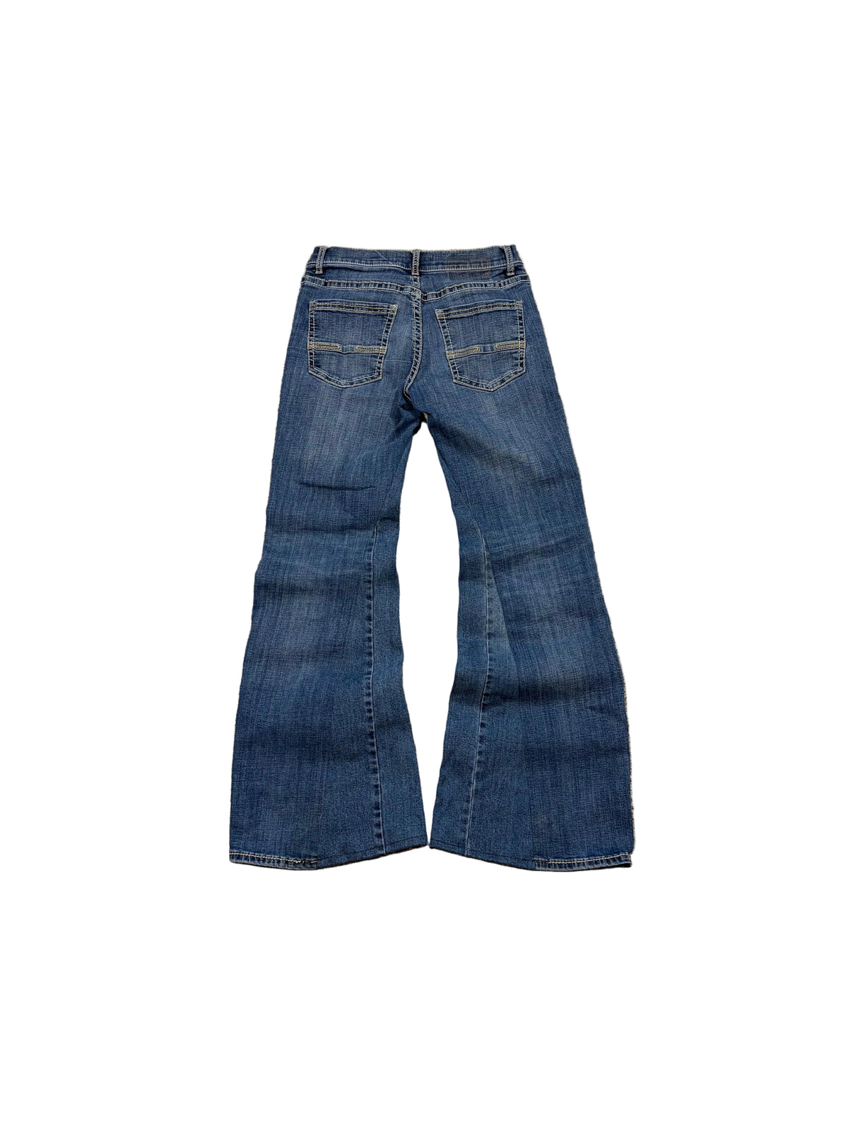 1of1 vintage blue baggy flared jeans. Size: 28x32