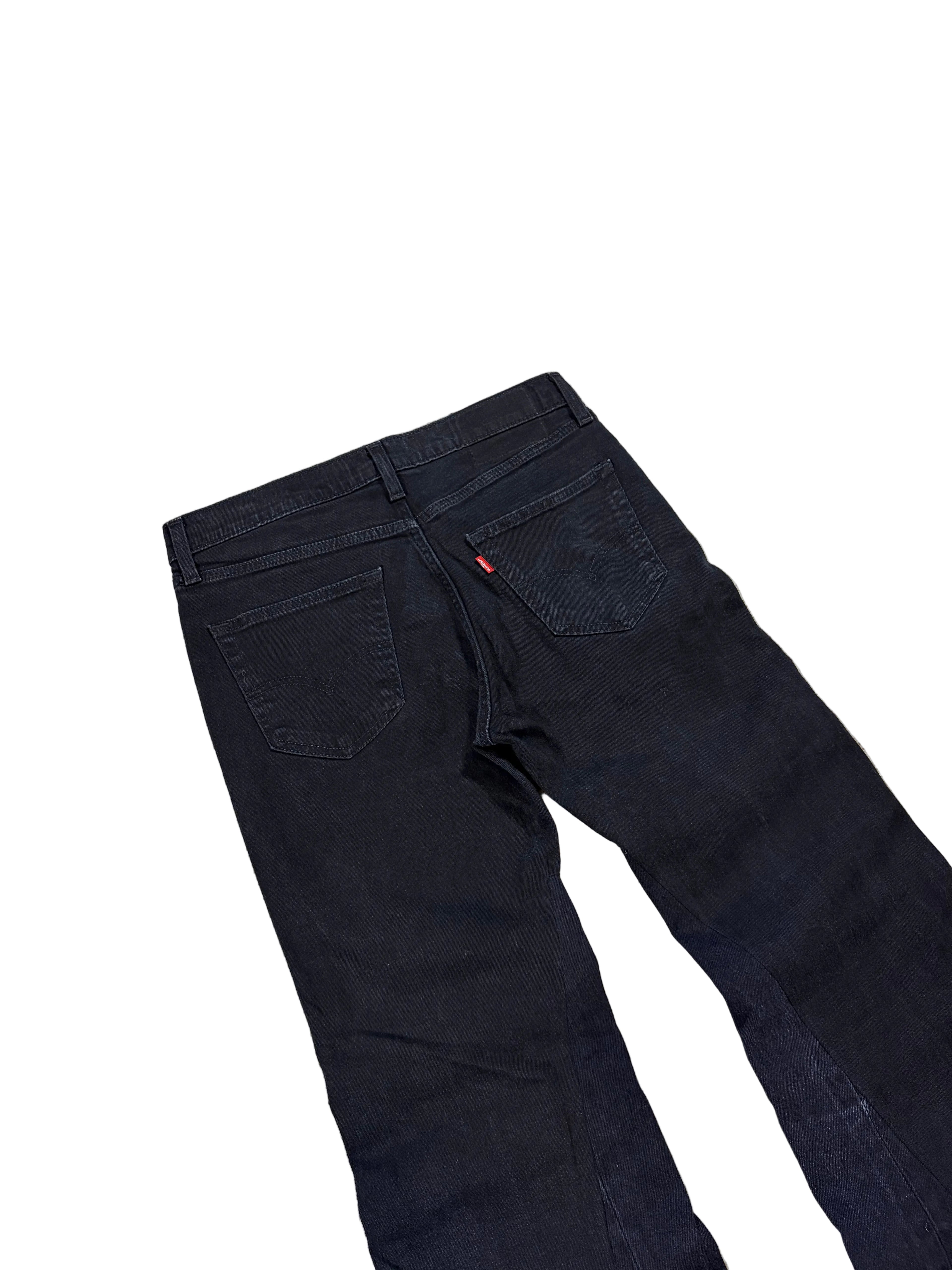 1of1 black reworked jeans. Size: 32x34