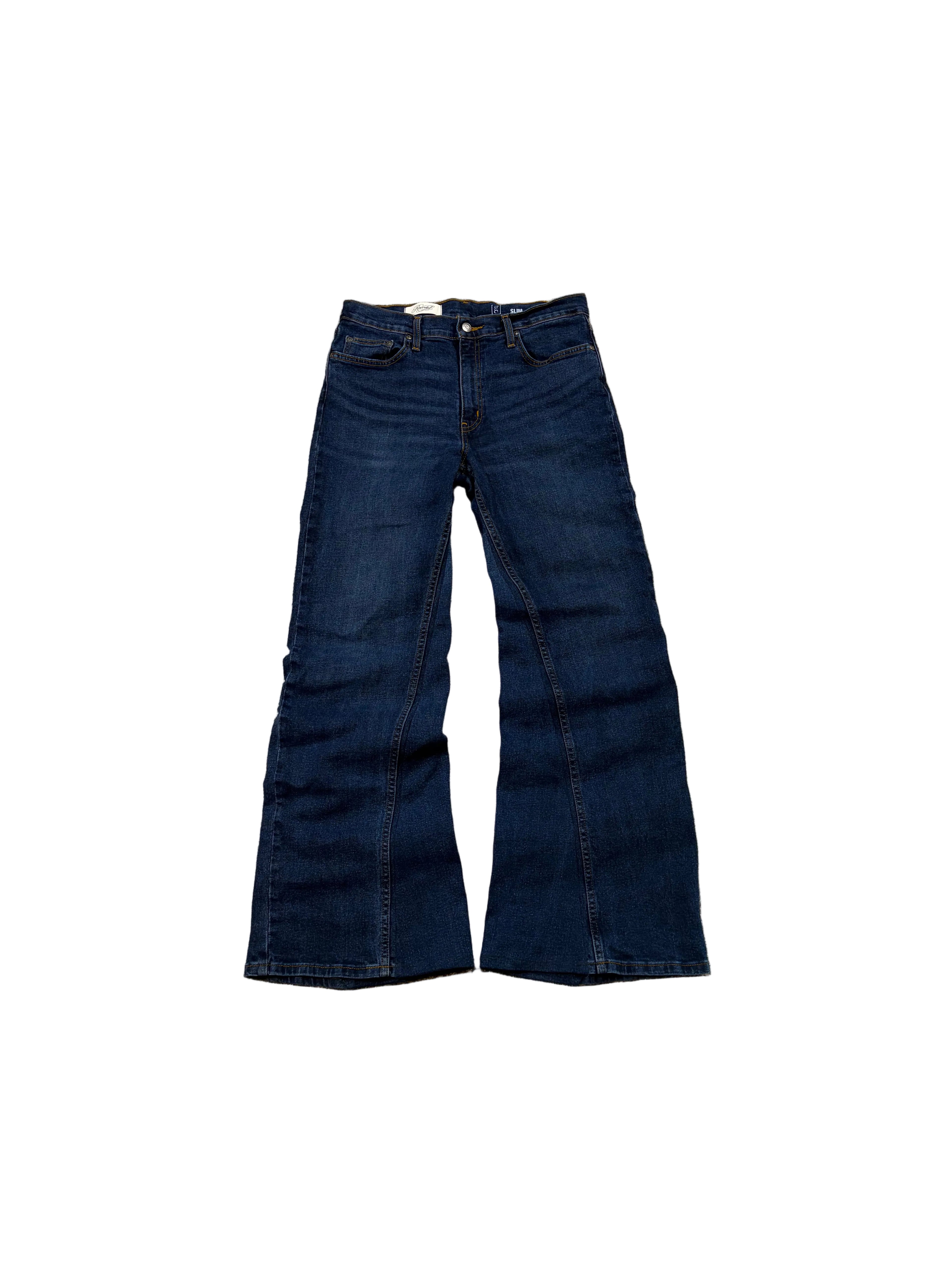 1of1 blue flared jeans. Size: 32x32