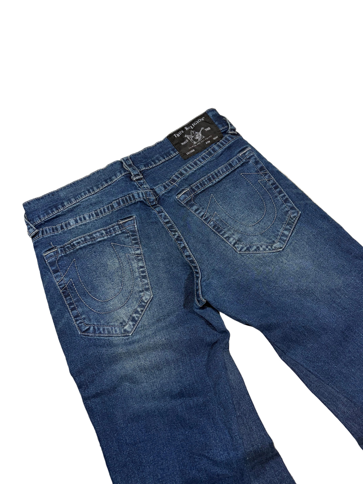 Reworked True Religion jeans. Size: 32x32