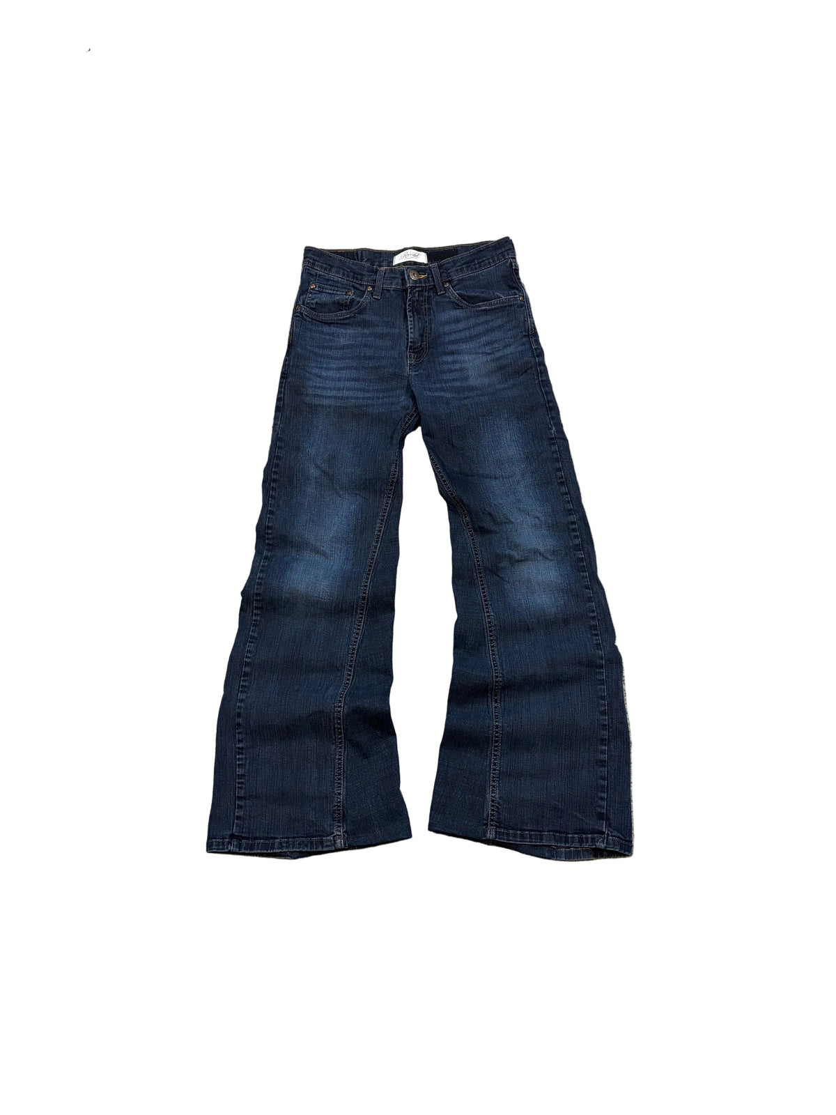 1of1 dark blue flared jeans. Size: 29x32