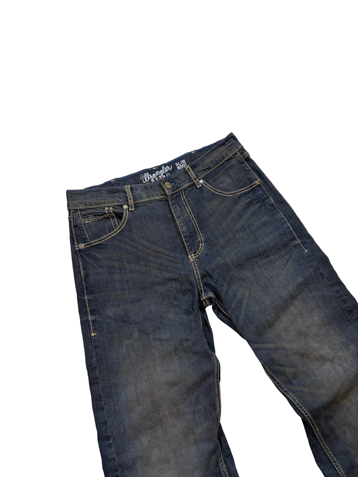 1of1 color long bootcut jeans. Size: 32x36