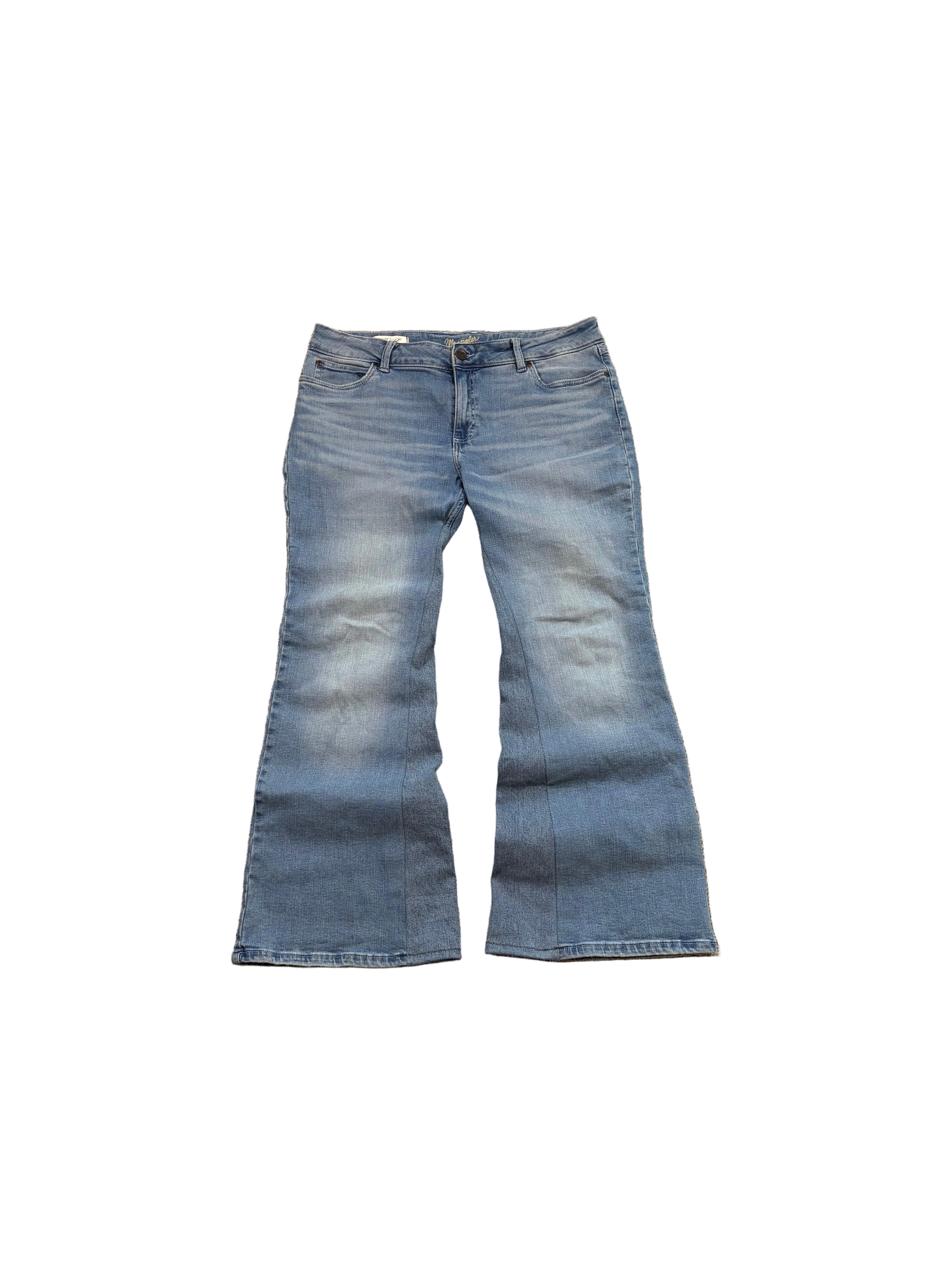 1o1 Light blue flared jeans. Size: 35x32