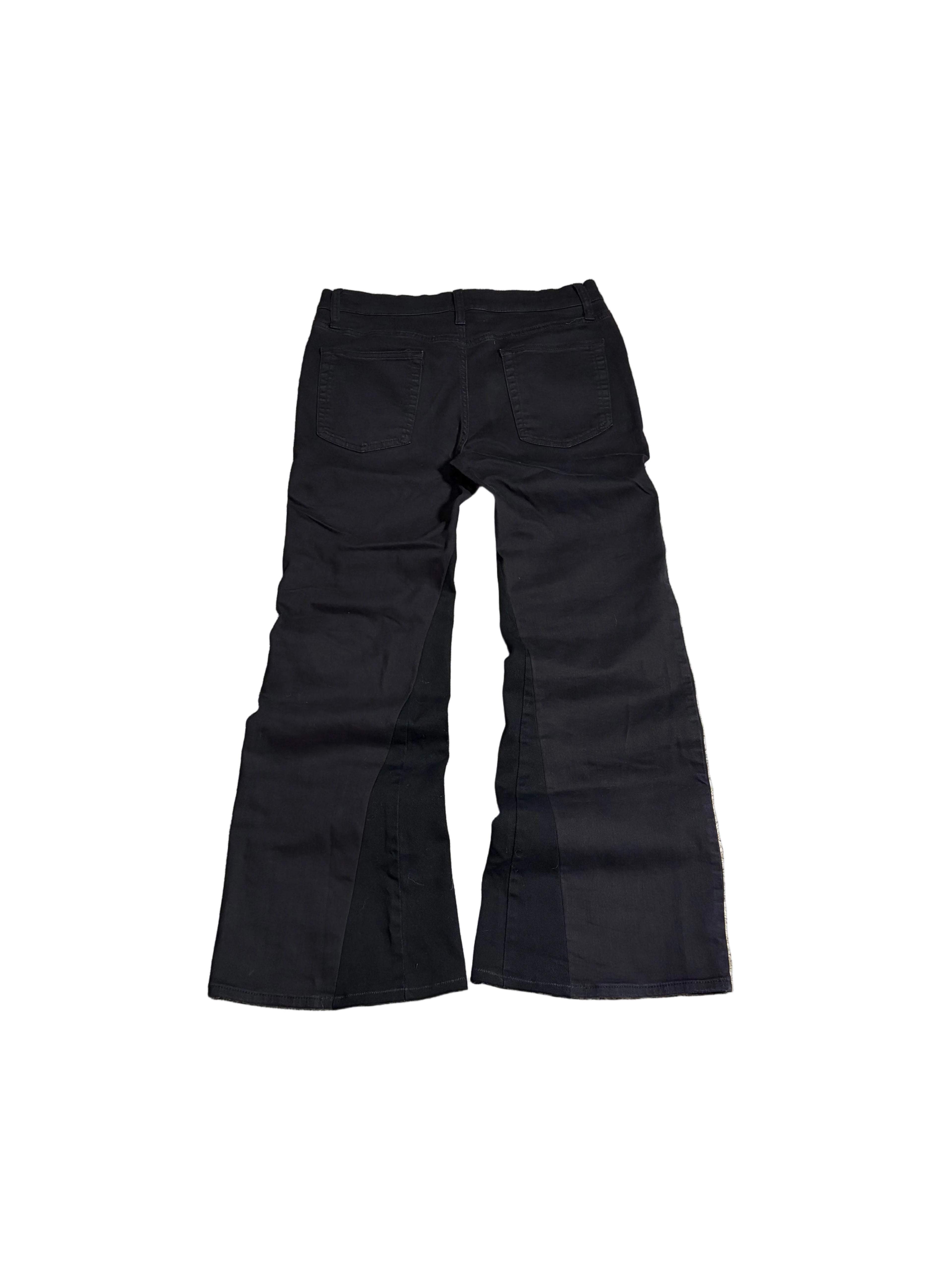 Black flared jeans. Size: 32x32