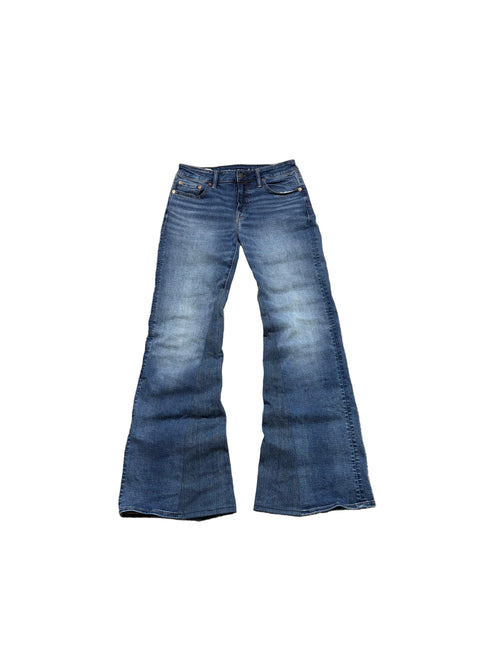 1of1 Blue washed flared jeans. Size: 30x36