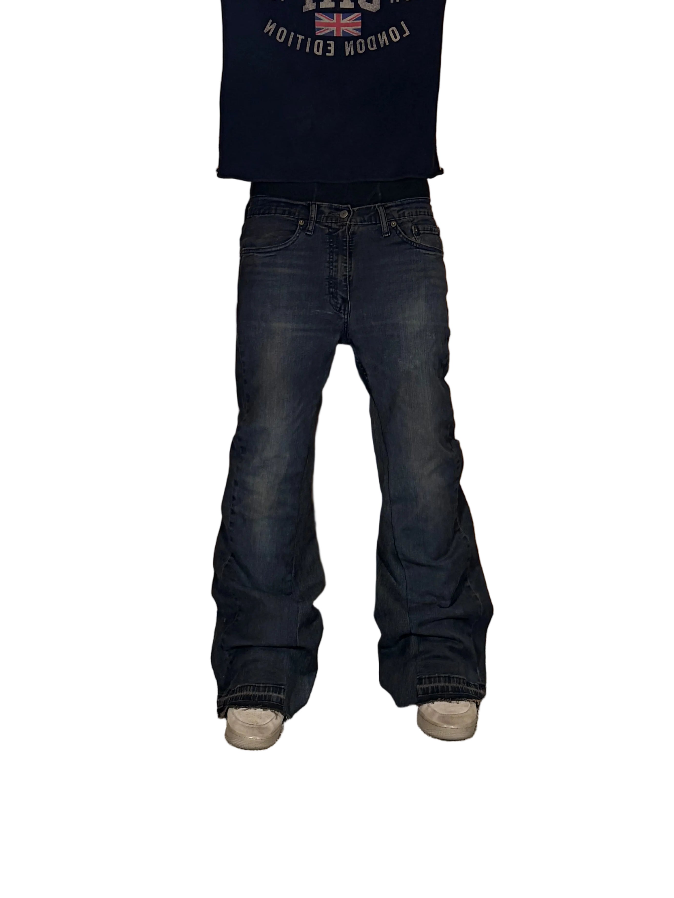 Custom 1of1 color bootcut jeans. Size: 33x32