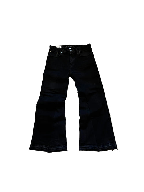 1 of 1 Black reworked flared jeans. Size: 32x30