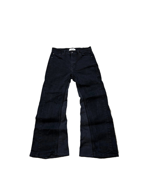 1of1 black flared jeans. Size: 30x32