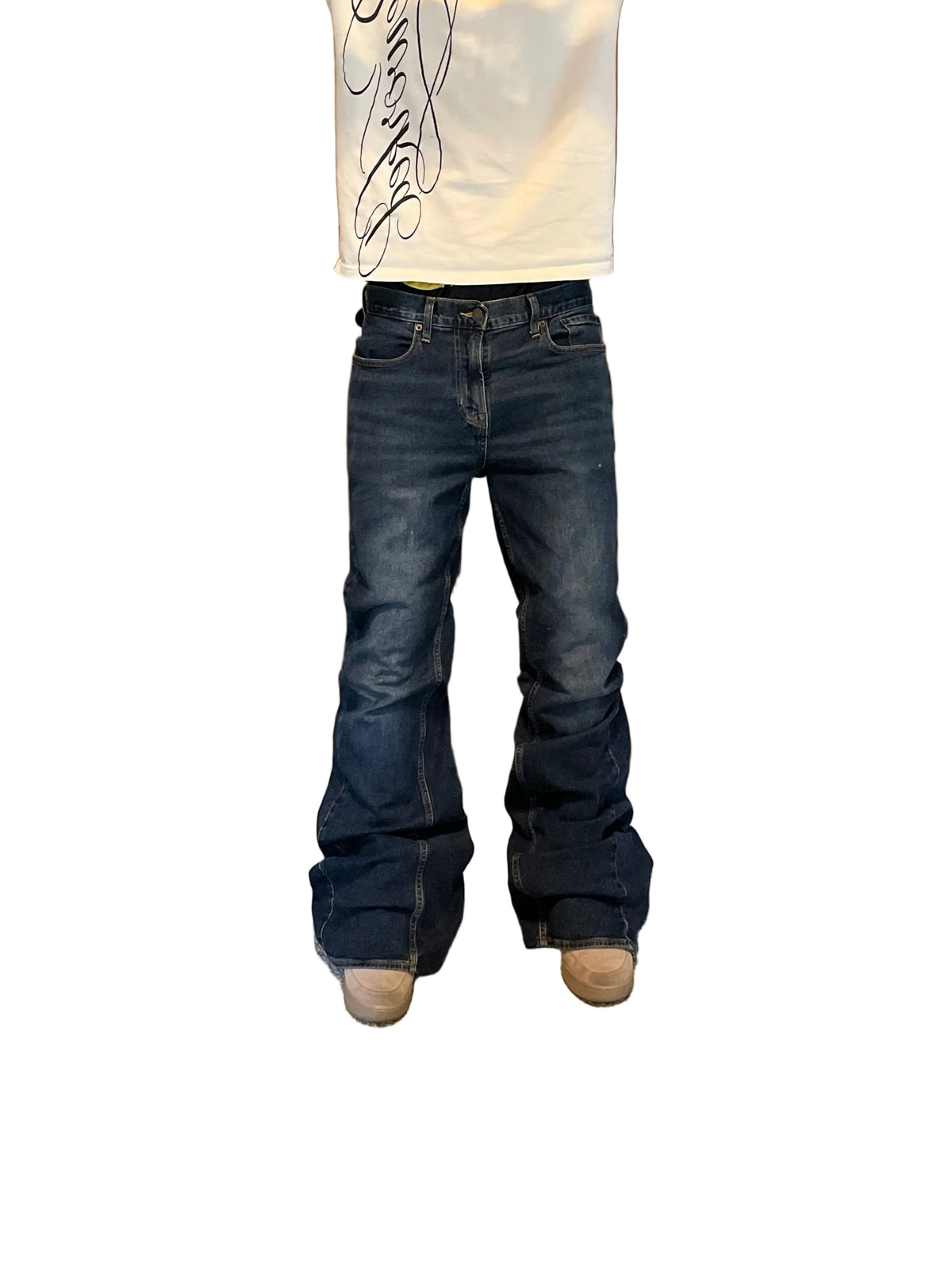 1 of 1 Navy reworked jeans. Size: 34x38