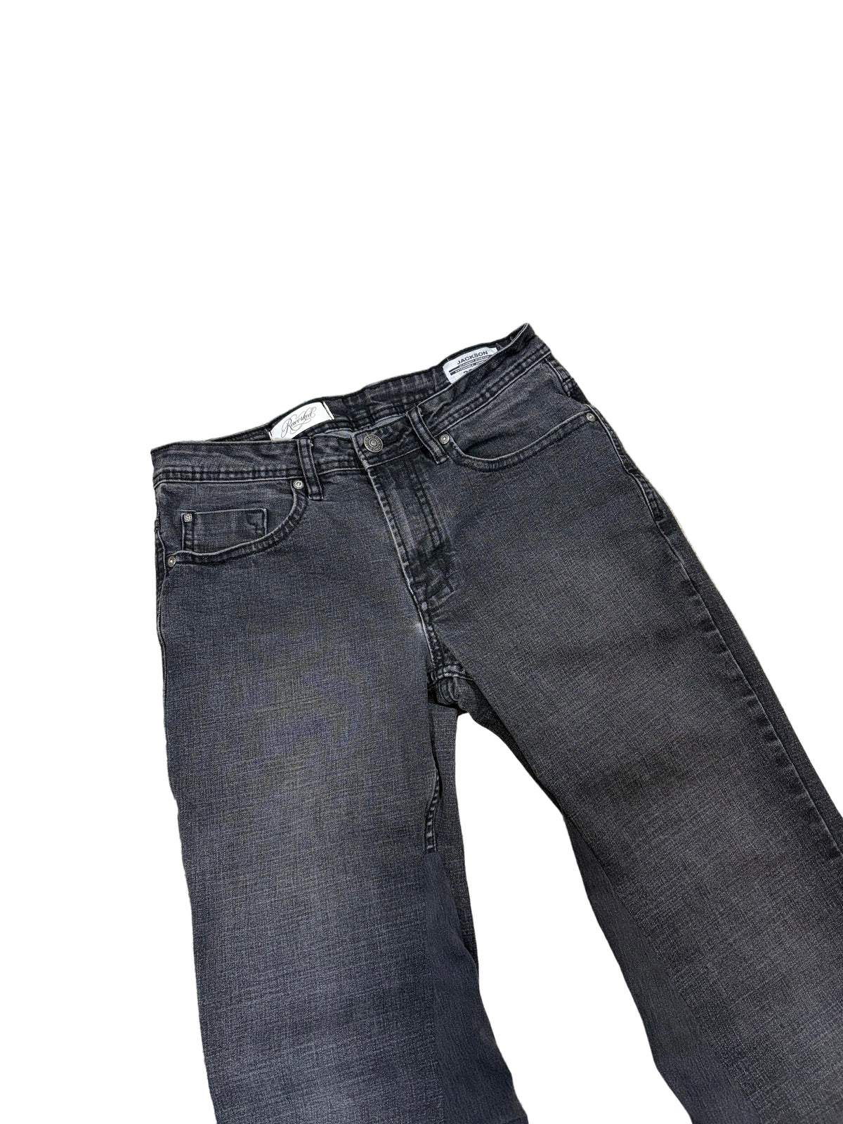 1of1 black flared jeans. Size: 32x34