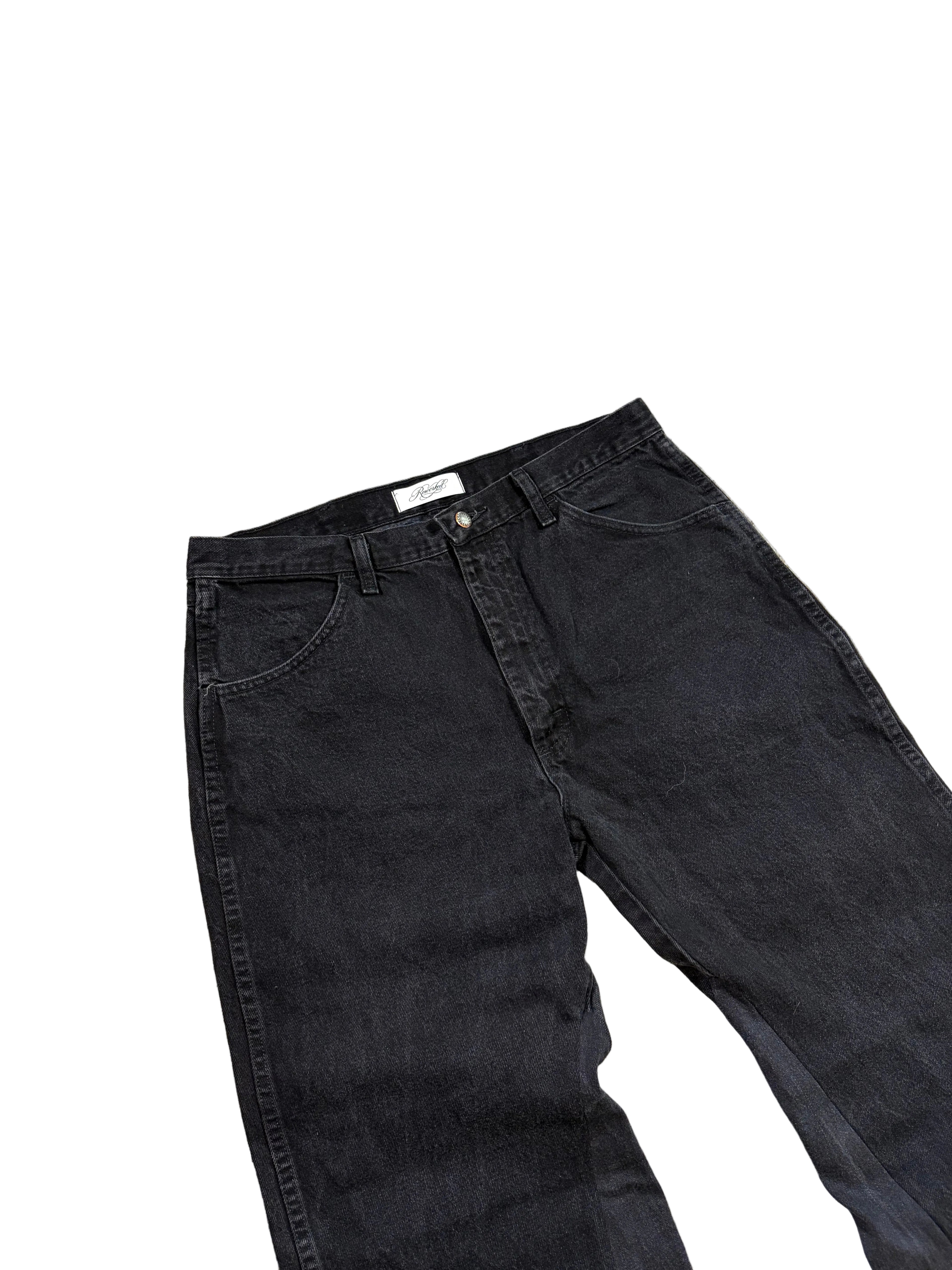 1of1 Black baggy jeans: 36x34