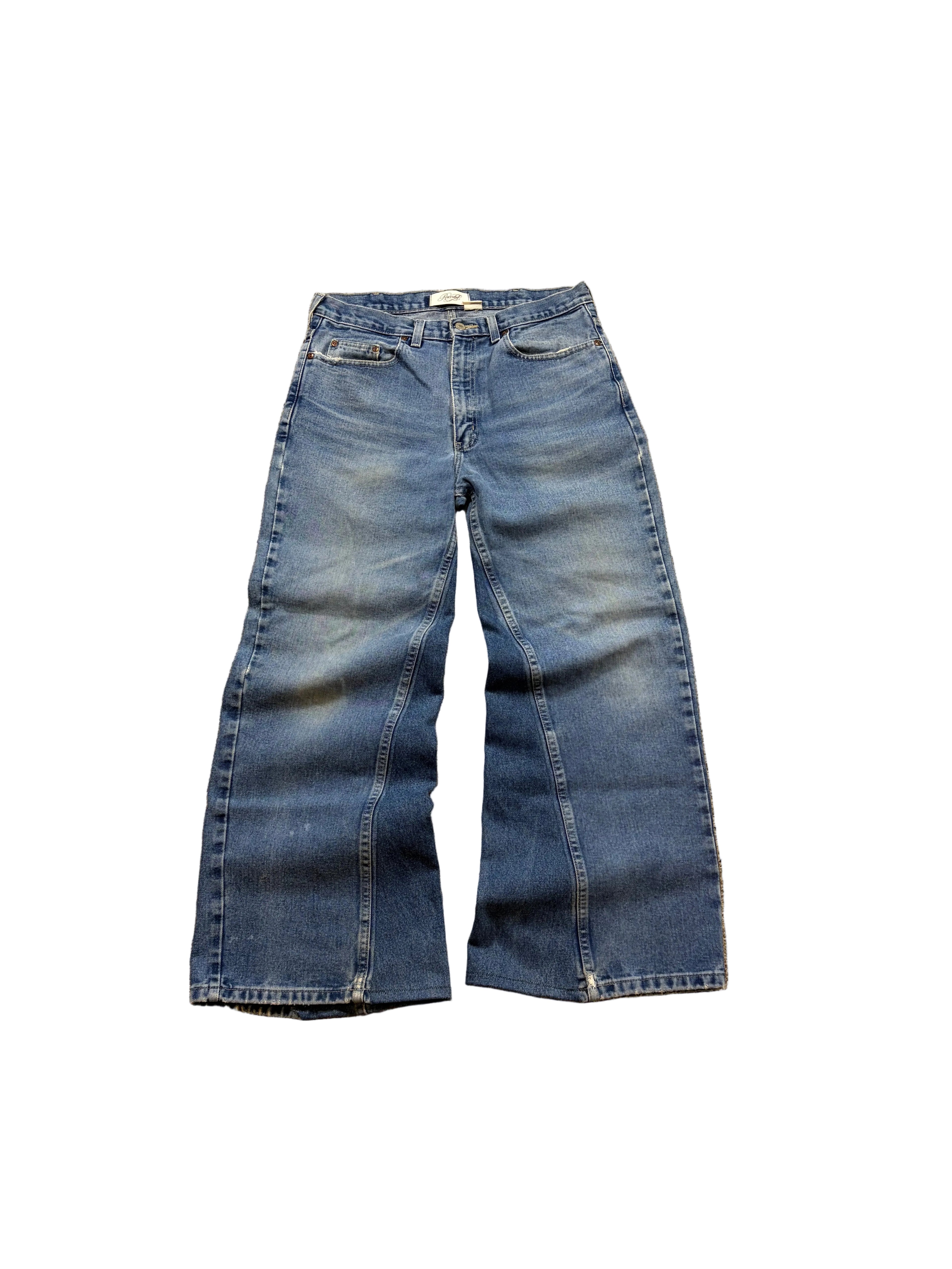 Light blue vintage baggy jeans. Size: 32x30