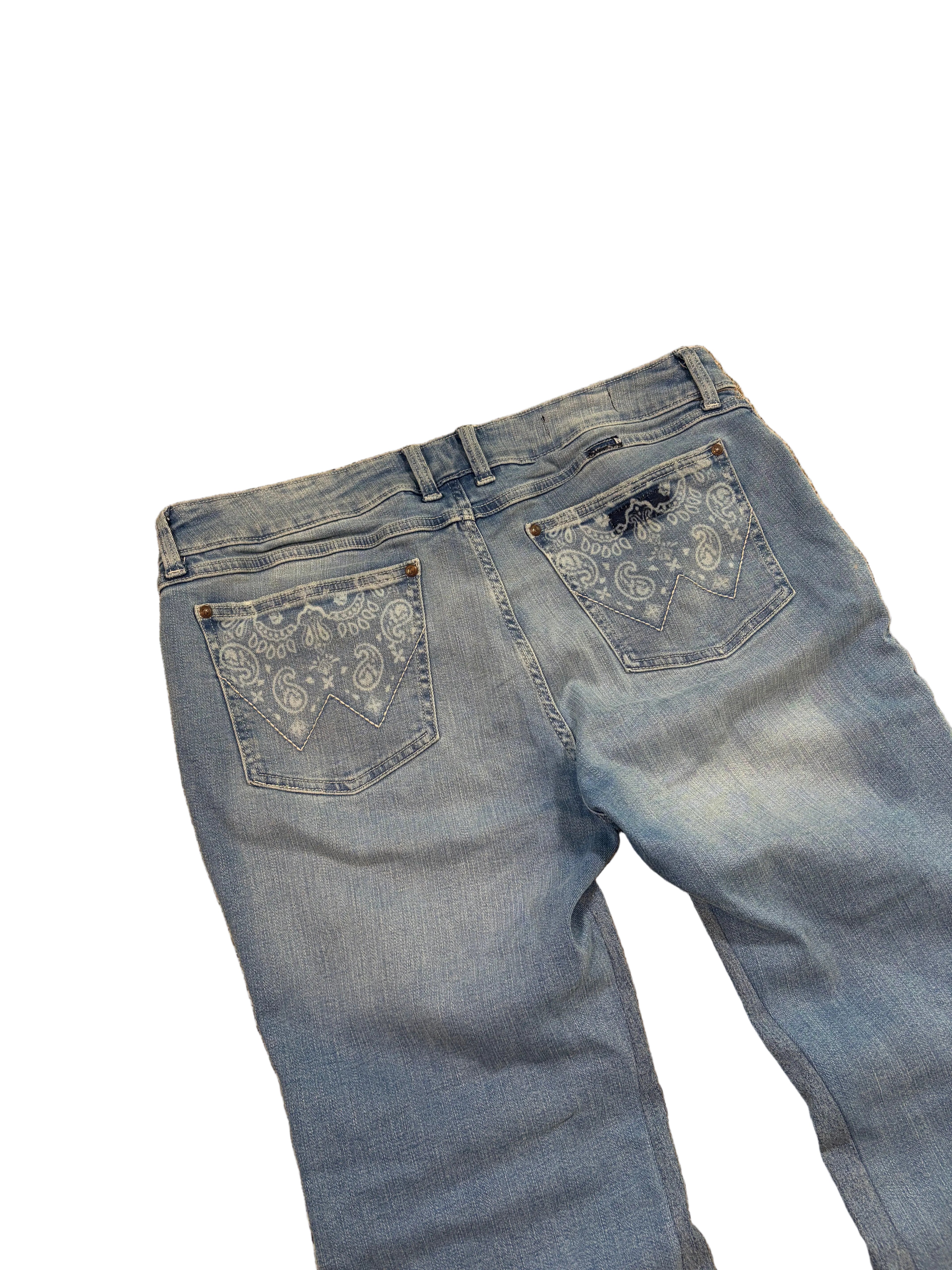 1o1 Light blue flared jeans. Size: 35x32