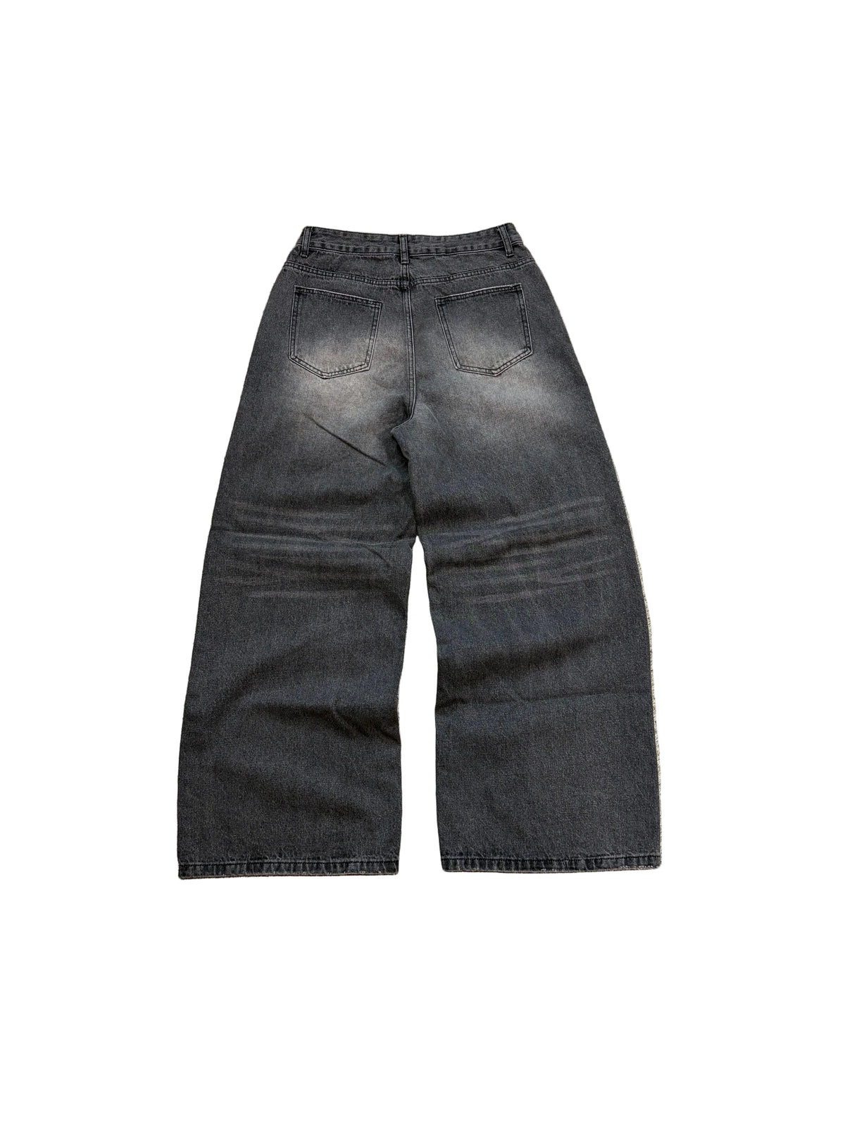 Gray washed baggy ESSENTIAL jeans