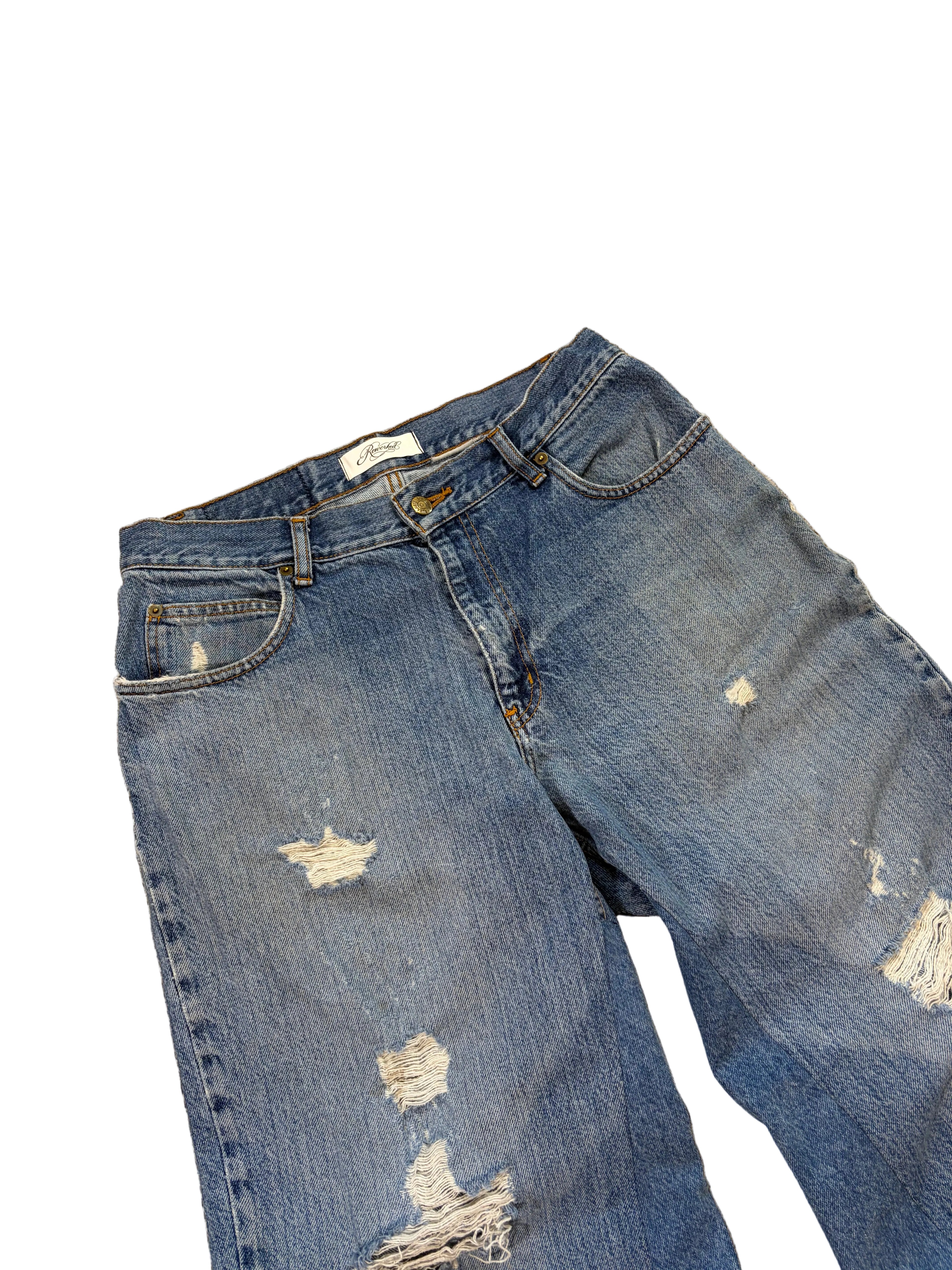 1of1 distressed baggy jeans. Size: 34x32