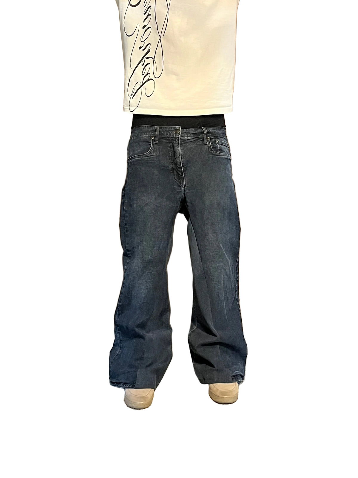 1 of 1 navy flared jeans. Size: 34x30
