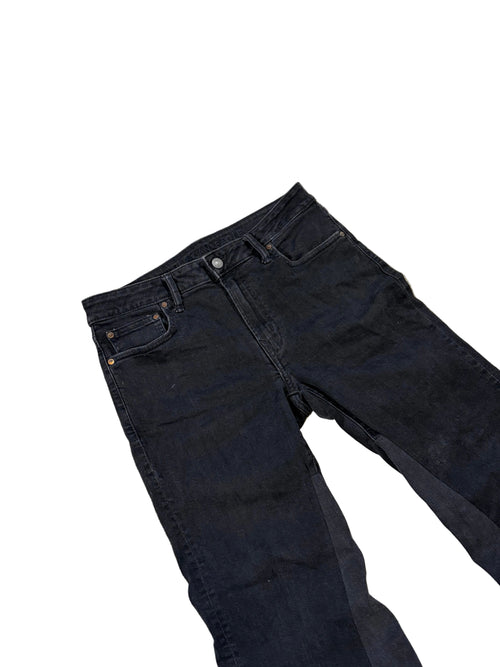 1of1 black flared jeans. Size: 34x34