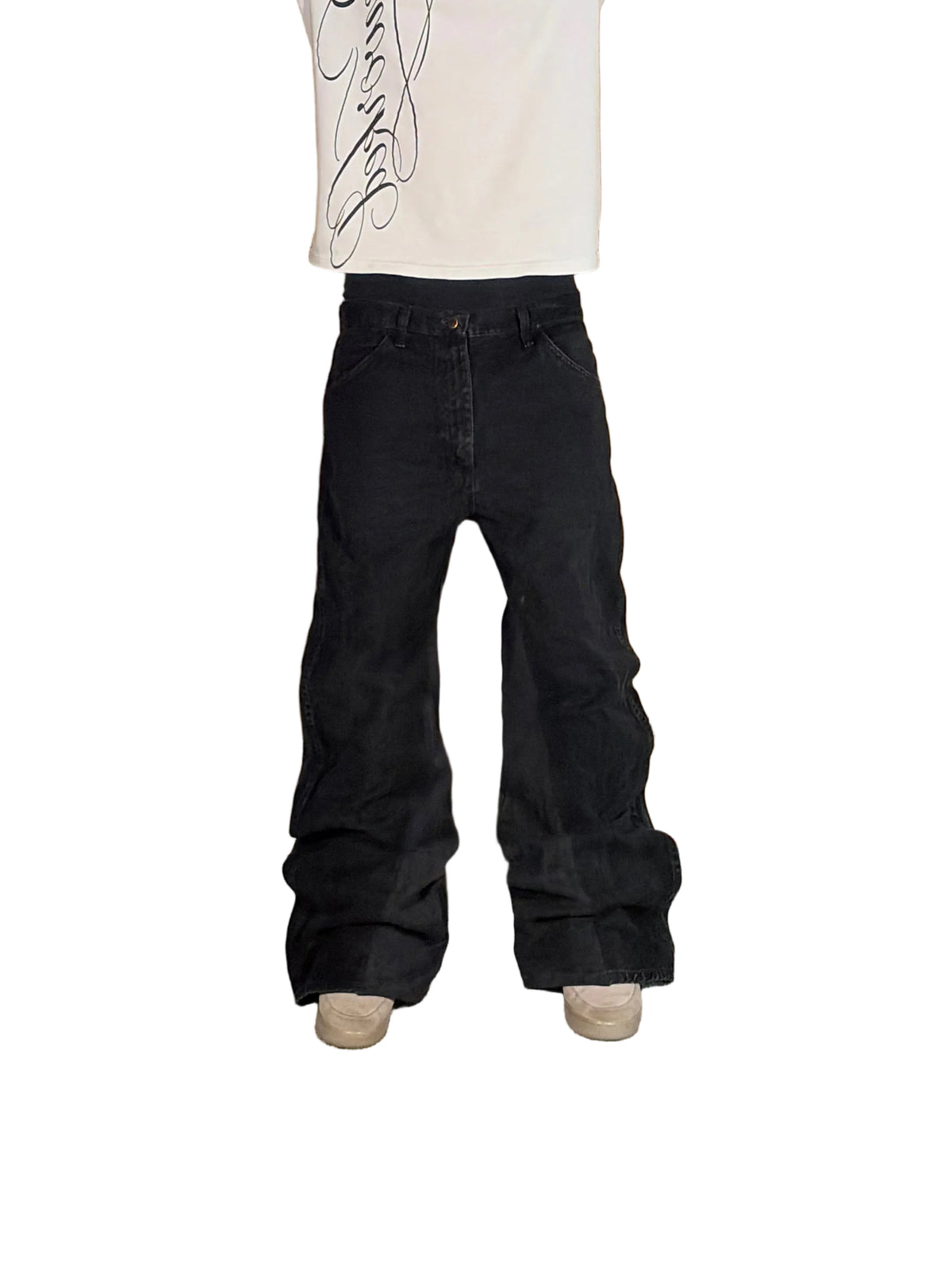 1of1 Black baggy jeans: 36x34