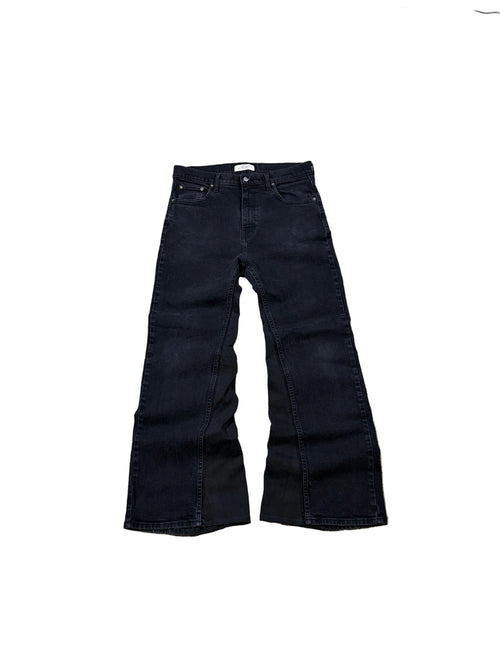 1of1 black baggy bootcut jeans. Size: 34x34