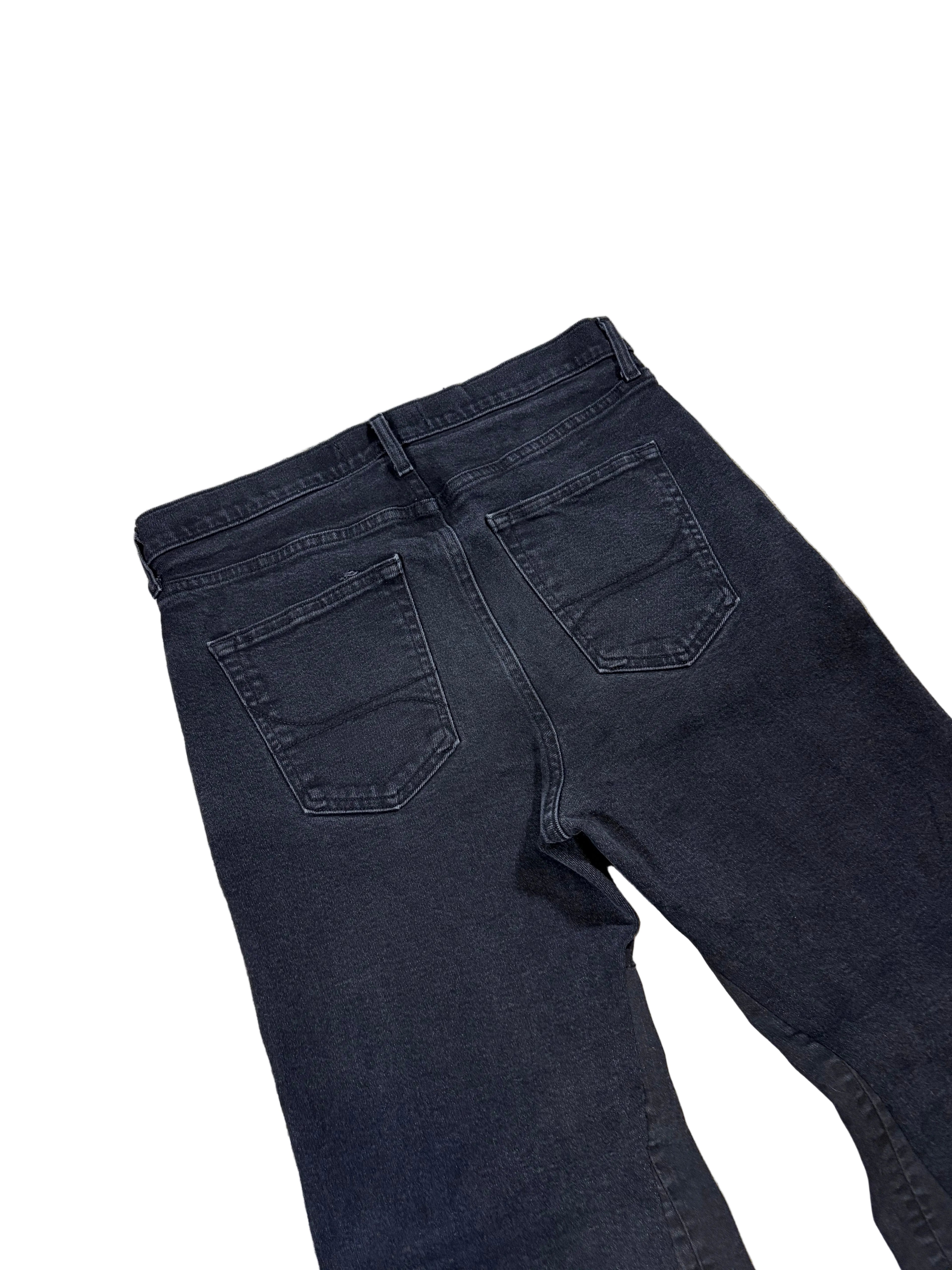 1of1 black baggy bootcut jeans. Size: 34x34