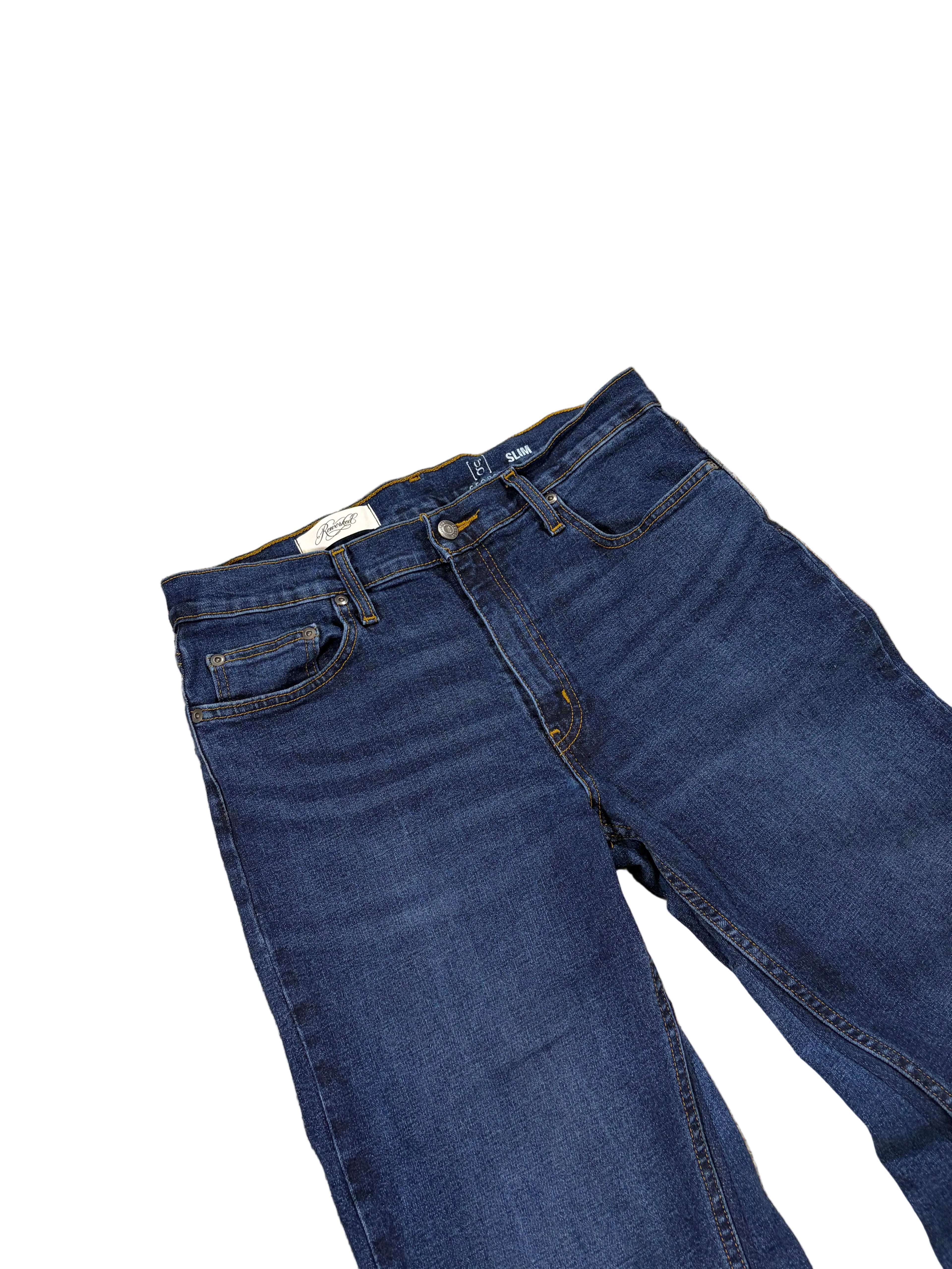 1of1 blue flared jeans. Size: 32x32