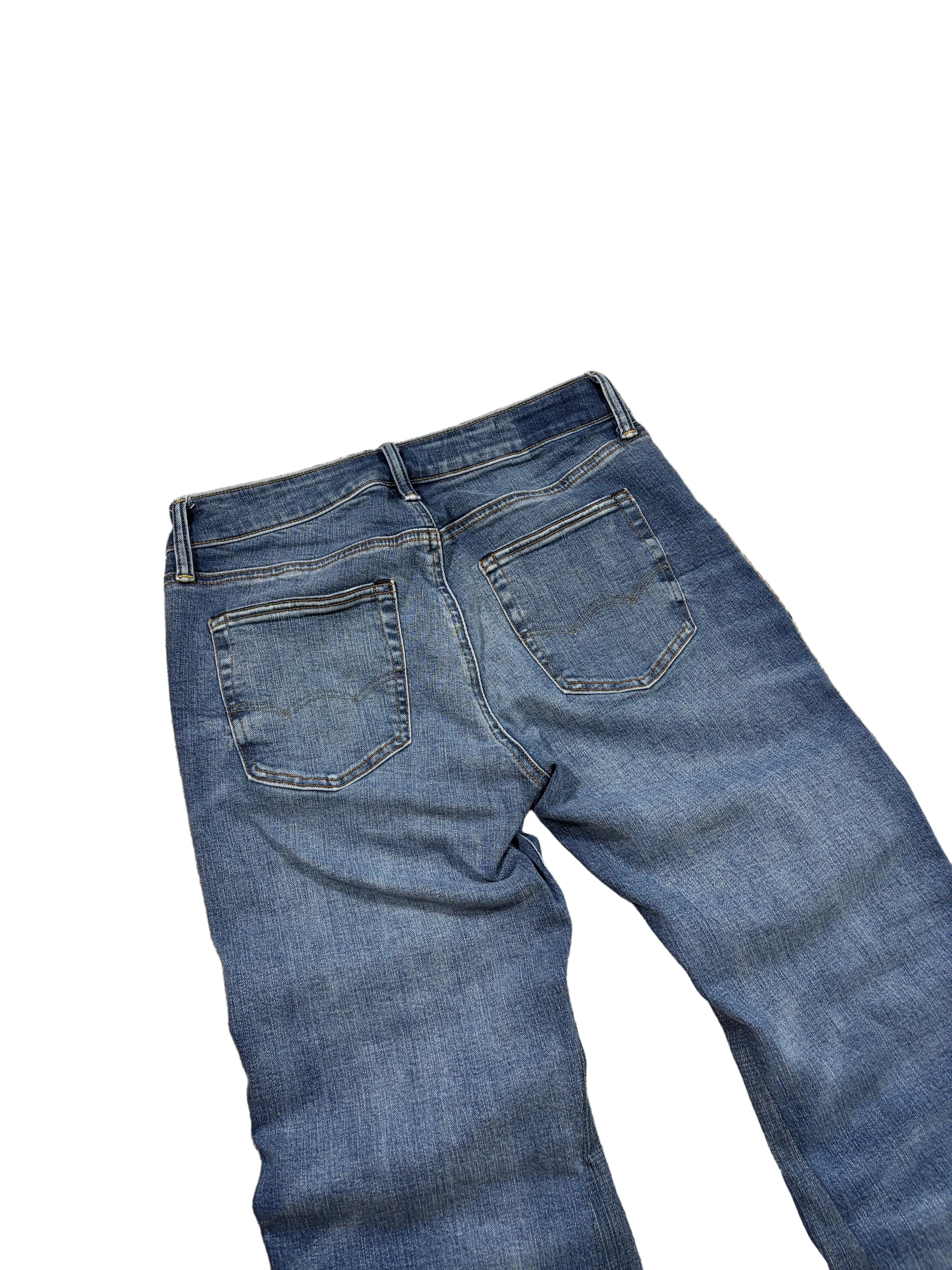 1of1 Blue washed flared jeans. Size: 30x36