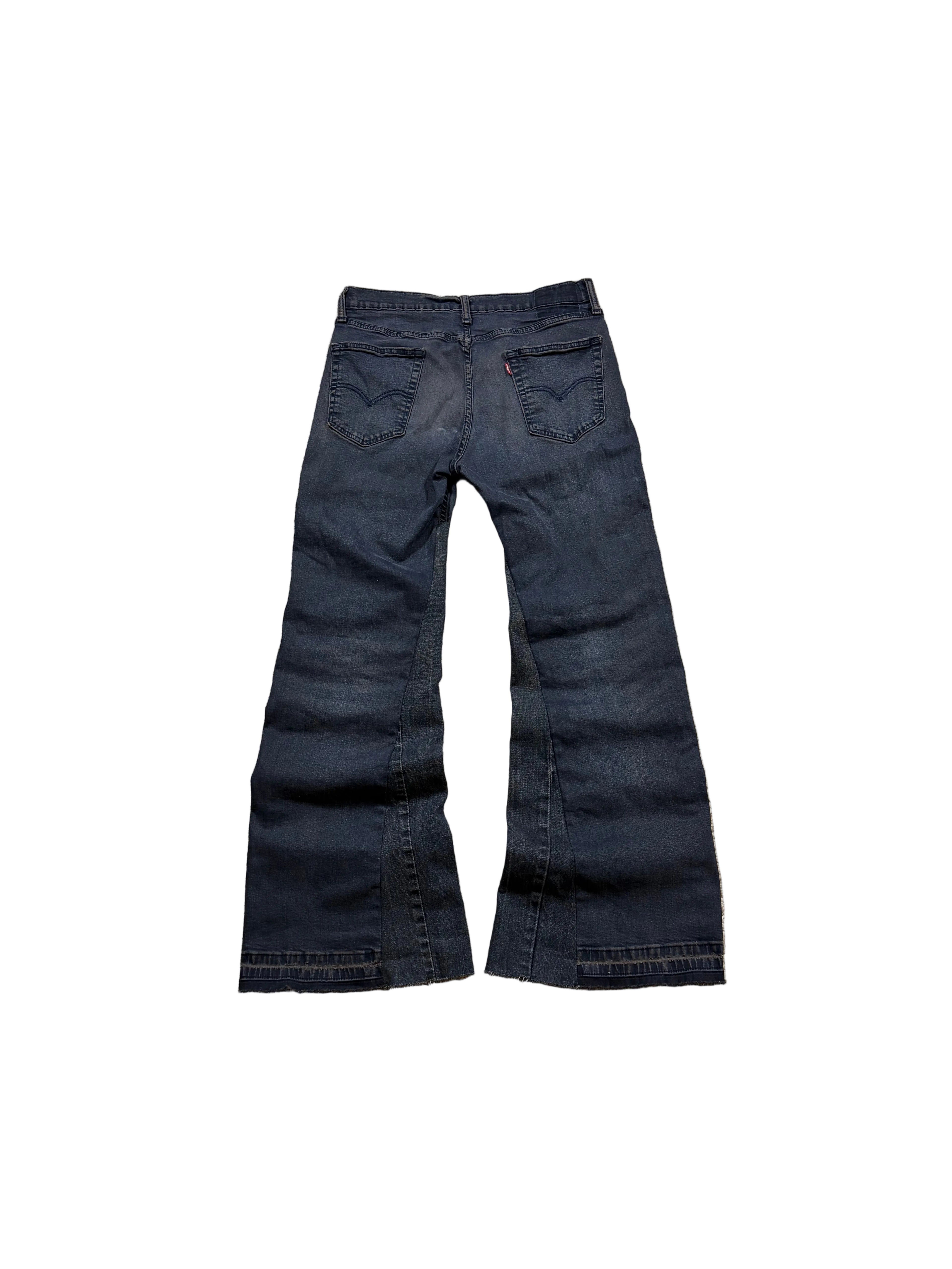 Custom 1of1 color bootcut jeans. Size: 33x32