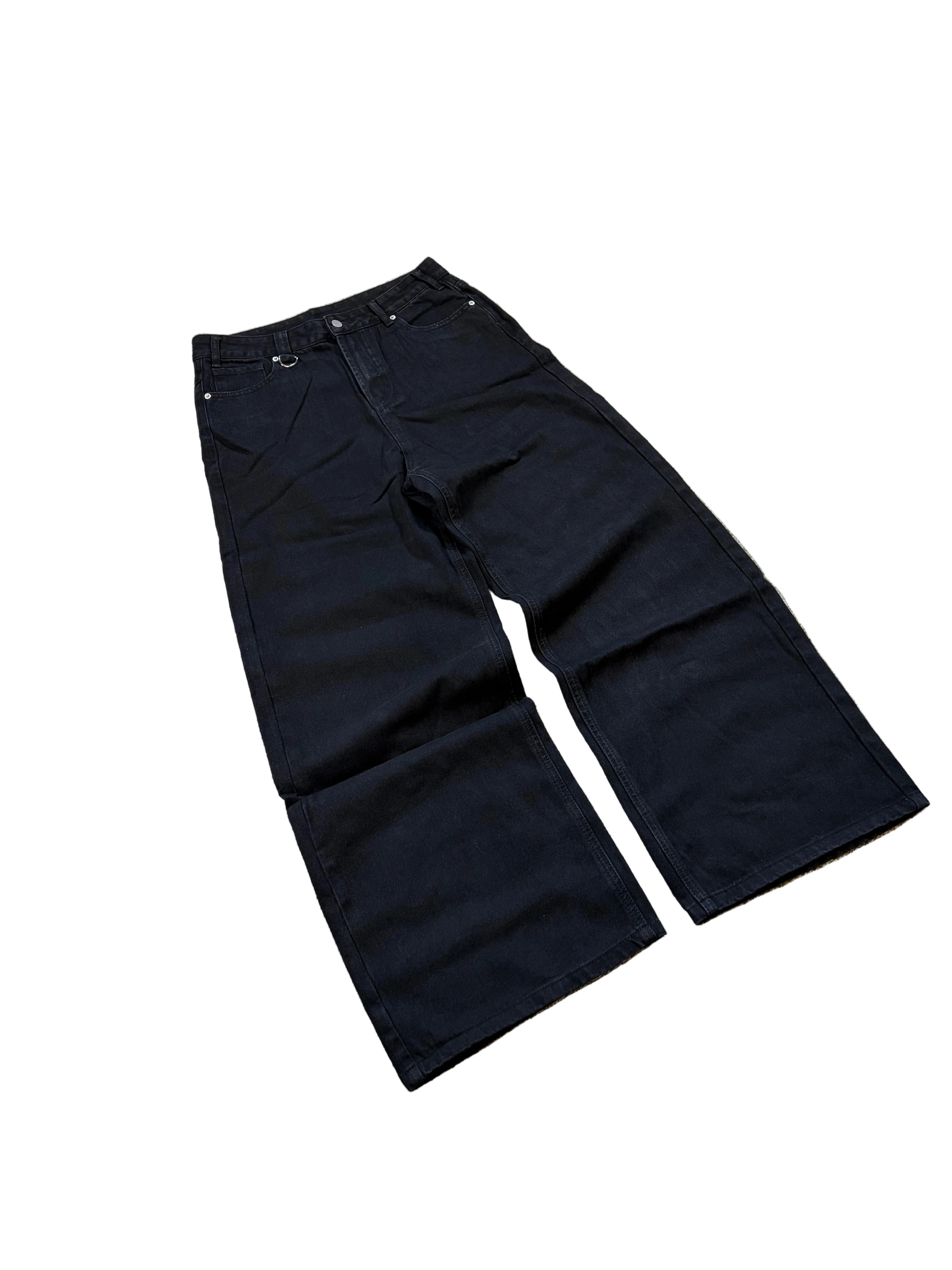 Jet Black baggy ESSENTIAL jeans